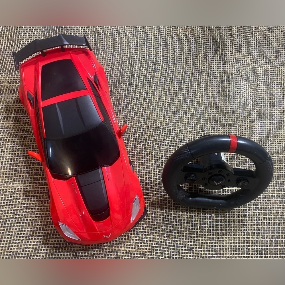 Sharper Image Wireless Remote Control RC Real Drive Chevrolet ZR1 Corvette Red